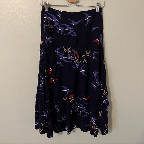 Anthropologie Maeve “Merida” Bird Midi Skirt - Picture 4 of 8
